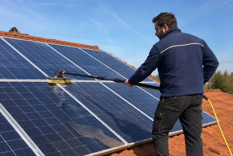Nettoyage et entretien de panneaux solaires à Aragon